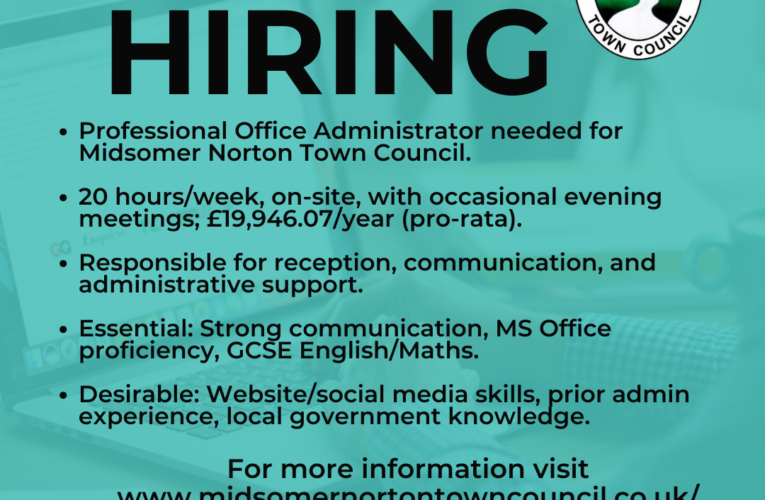 We are hiring an Administration Assistant!